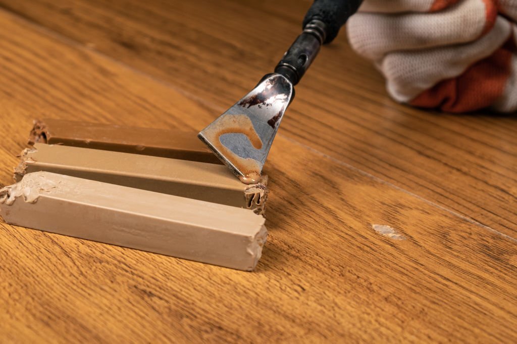 fixing scratch on wood floor