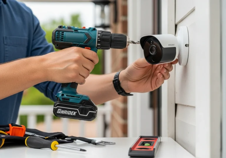 how to install security cameras