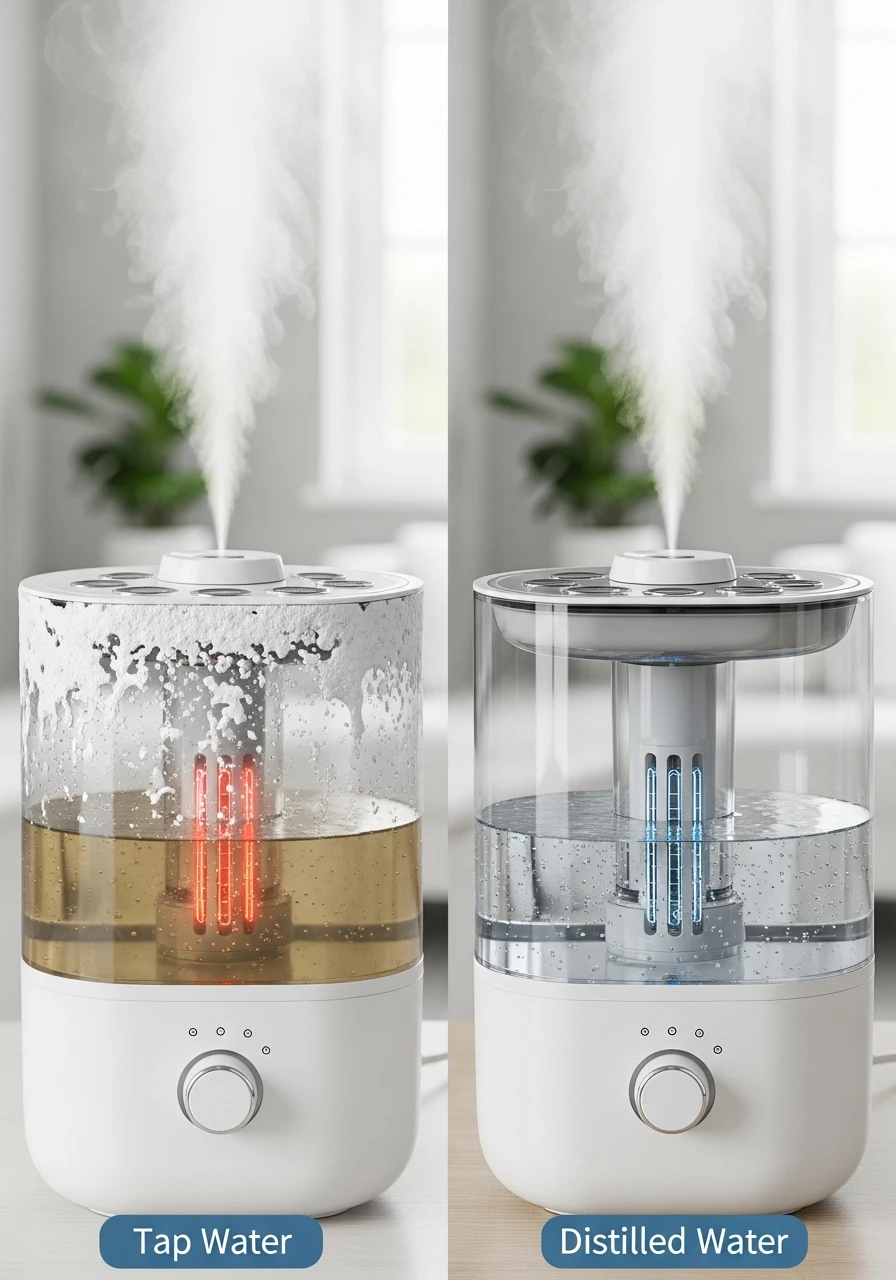 Tap Water vs Distilled Water for Humidifier