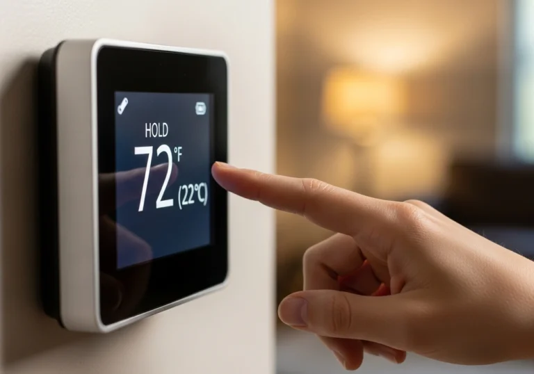 what does hold mean on thermostat