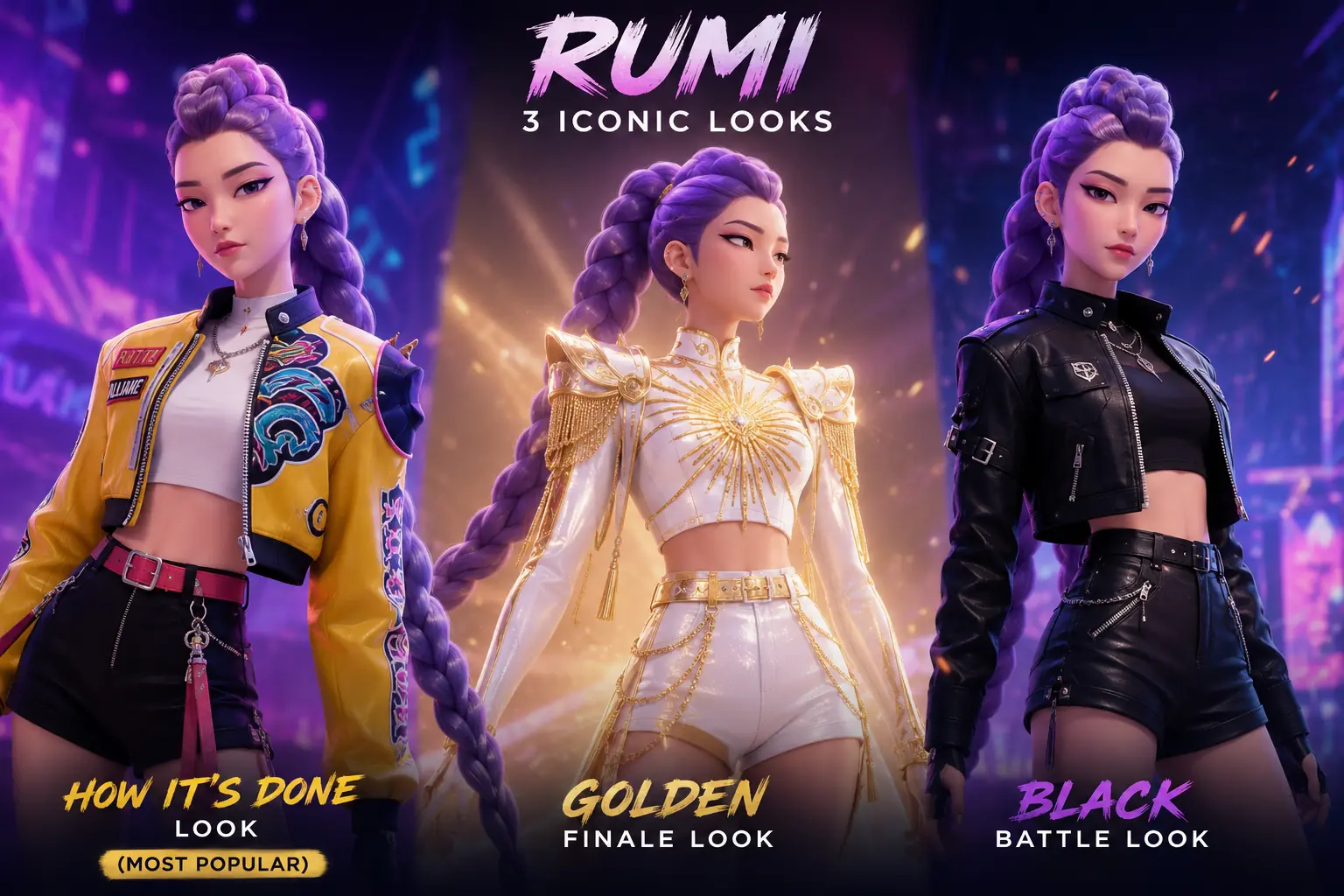 DIY Rumi Costume-The Complete Guide to Every HUNTRX Look for Halloween 2026 rumi costume diy